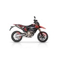 QD Exhaust Tricone Ti and Carbon & DARK MATTER Slip-ons for the Ducati Hypermotard 698 Mono